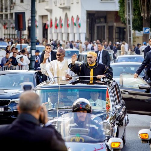 President Buhari Arrives Morocco