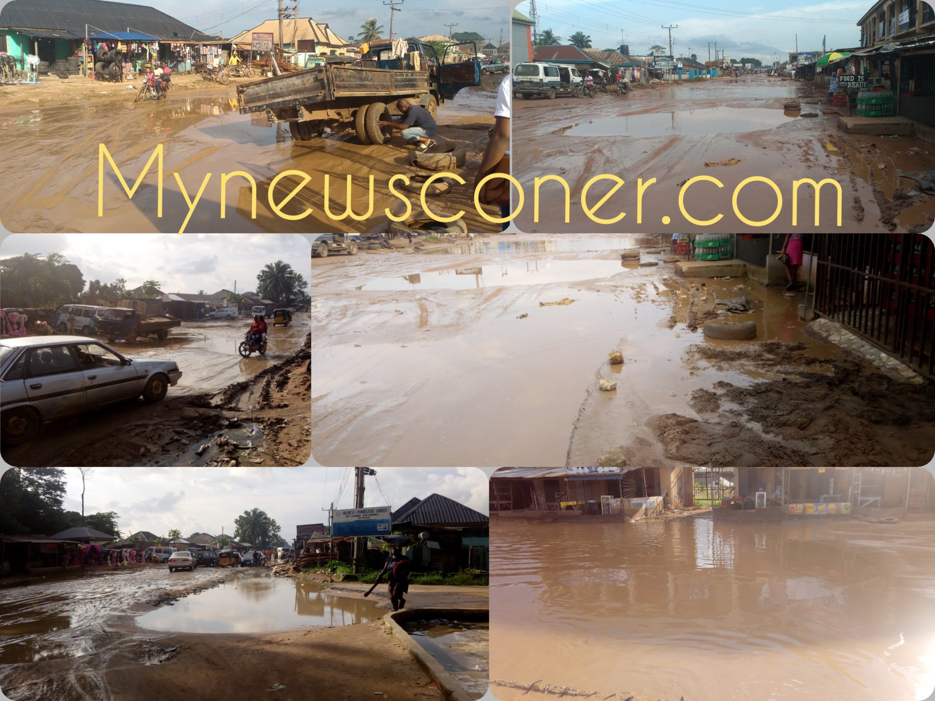 Bad road condition threatens Nekede-Ihiagwa Communities, renders residents homeless.