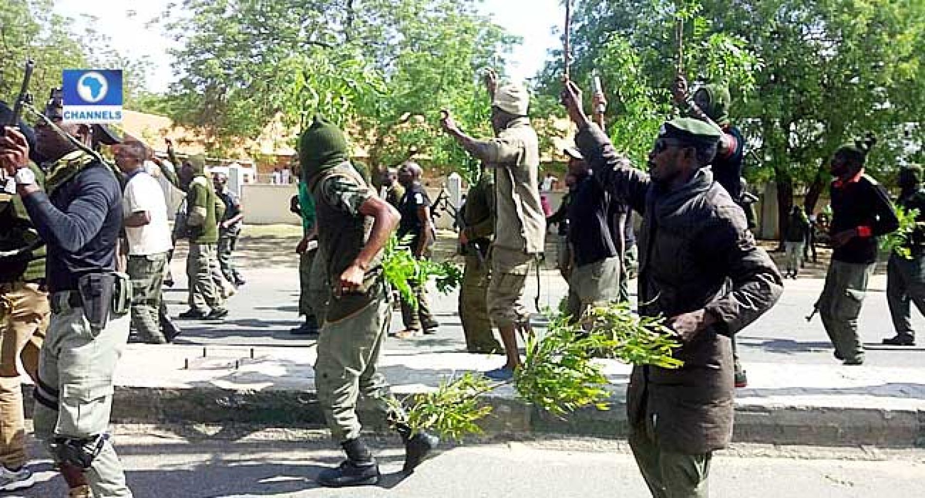 Unpaid Allowances sparks Police Protest In Maiduguri