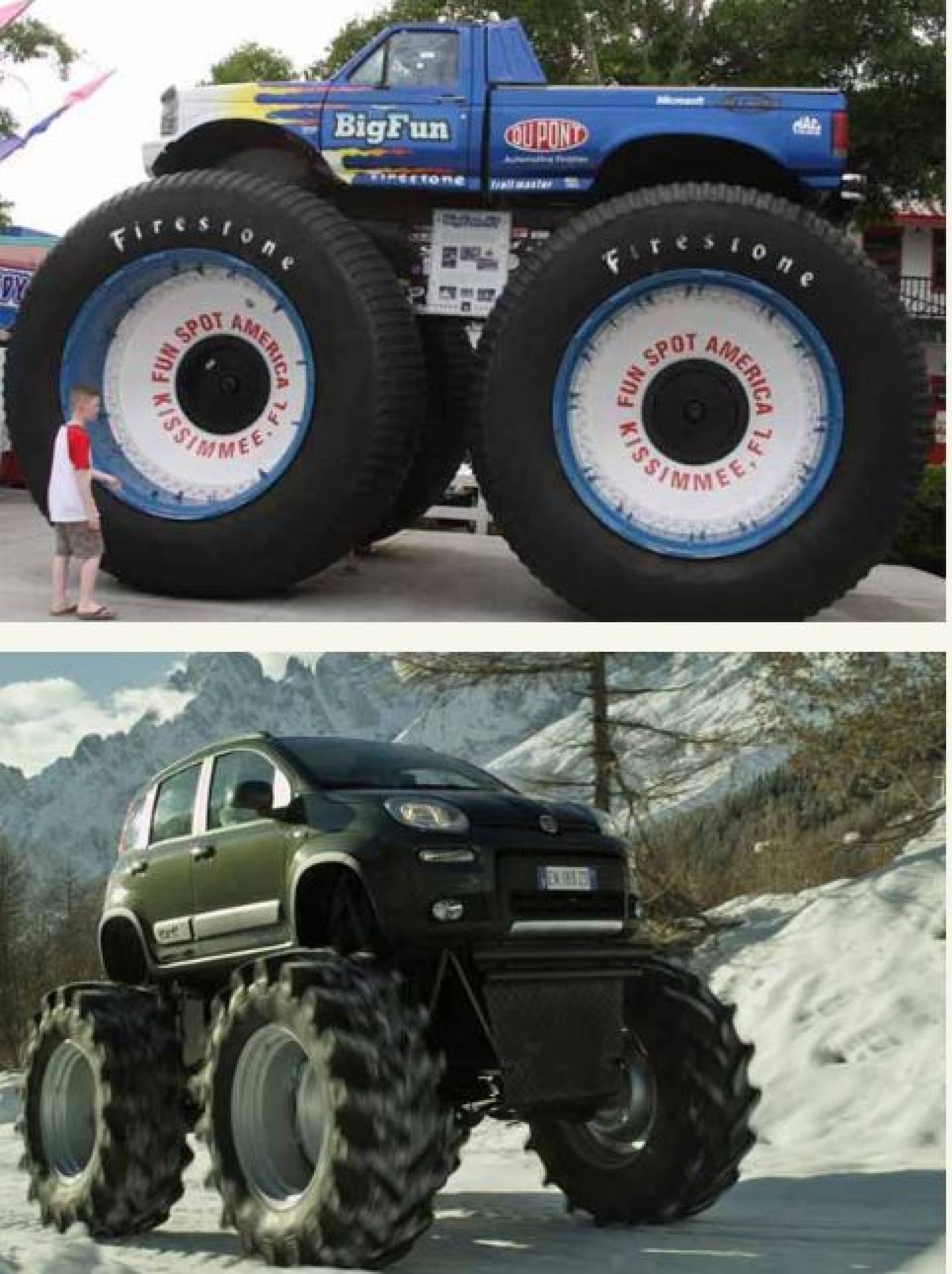 Innovation: Hardly Seen Vehicle Wheels And Tyres Spotted On Roads