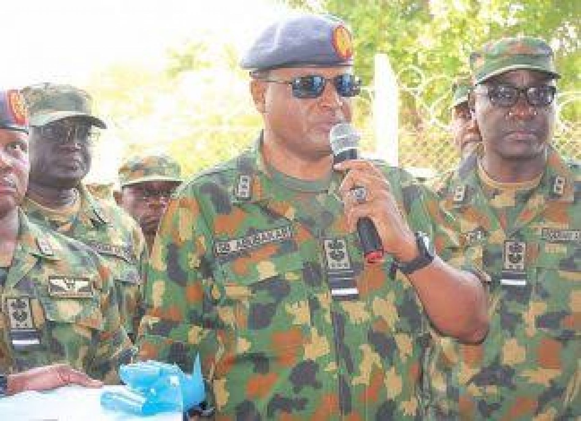 Insurgency: Chief of Air Staff directs men to fight harder.