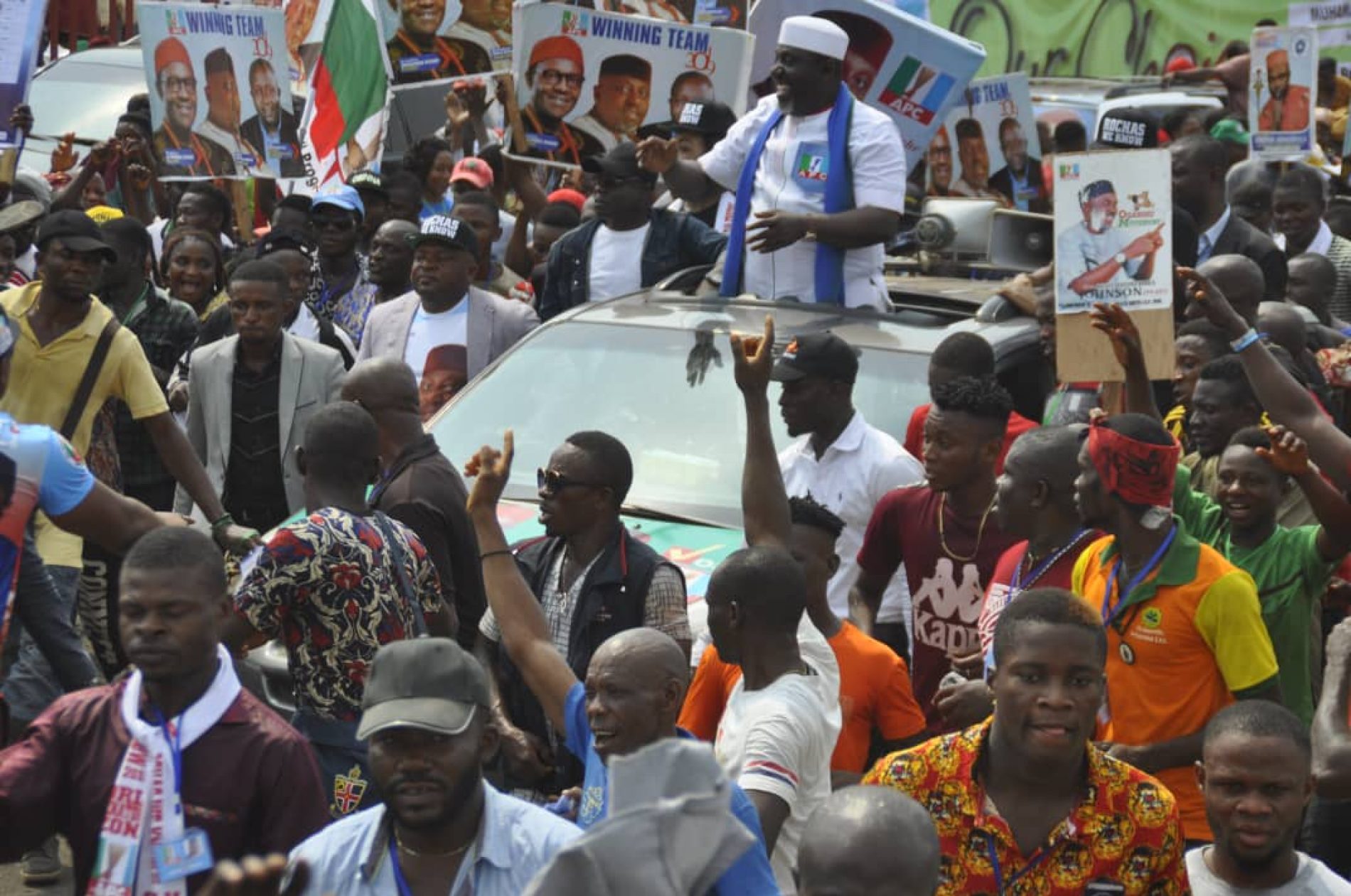 Gov Okorocha blasts Oshiomole, Uzodinma, Nzeribe, others