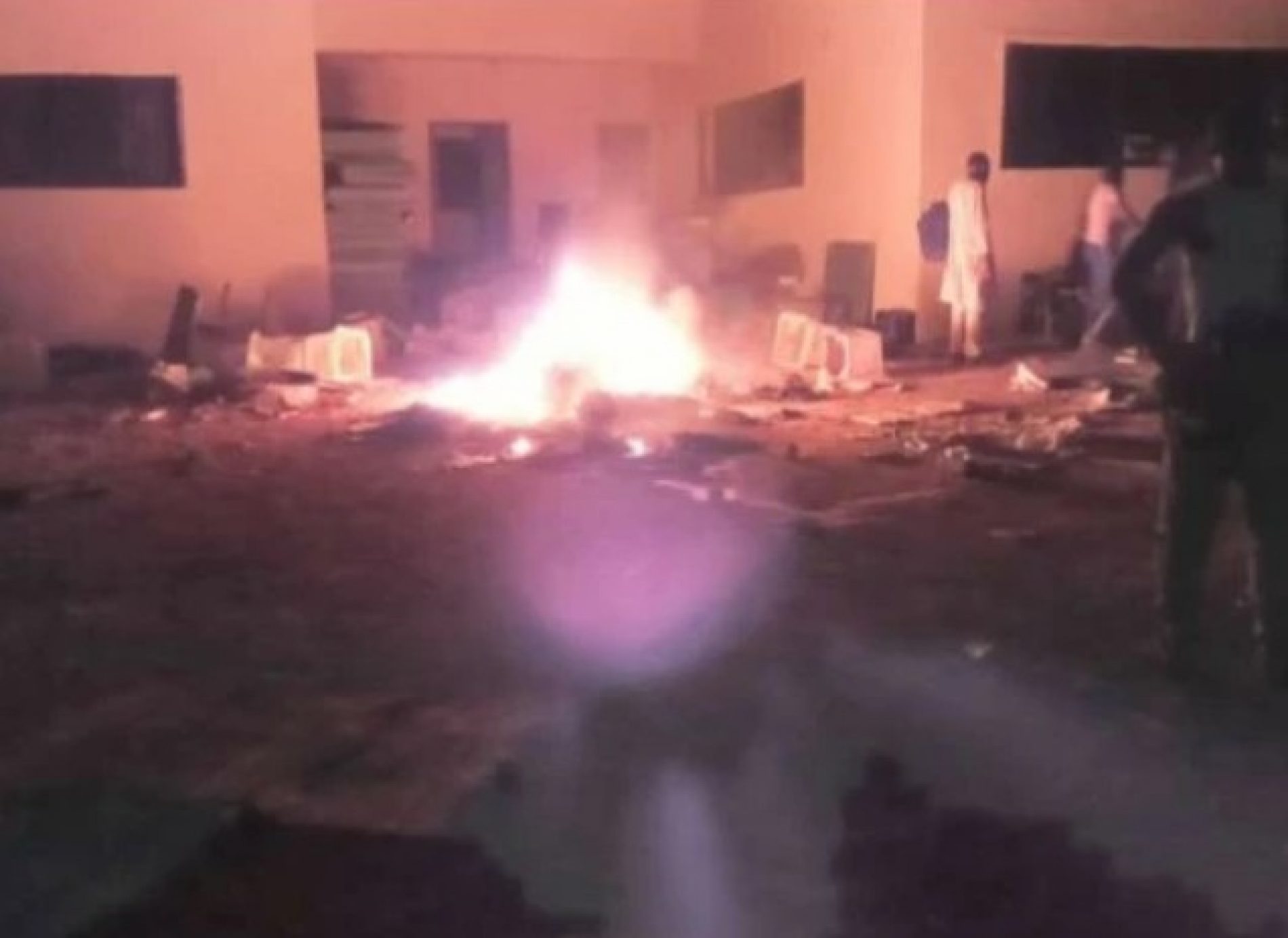 INEC office at Oriade LGA Suffers Attack, Burnt