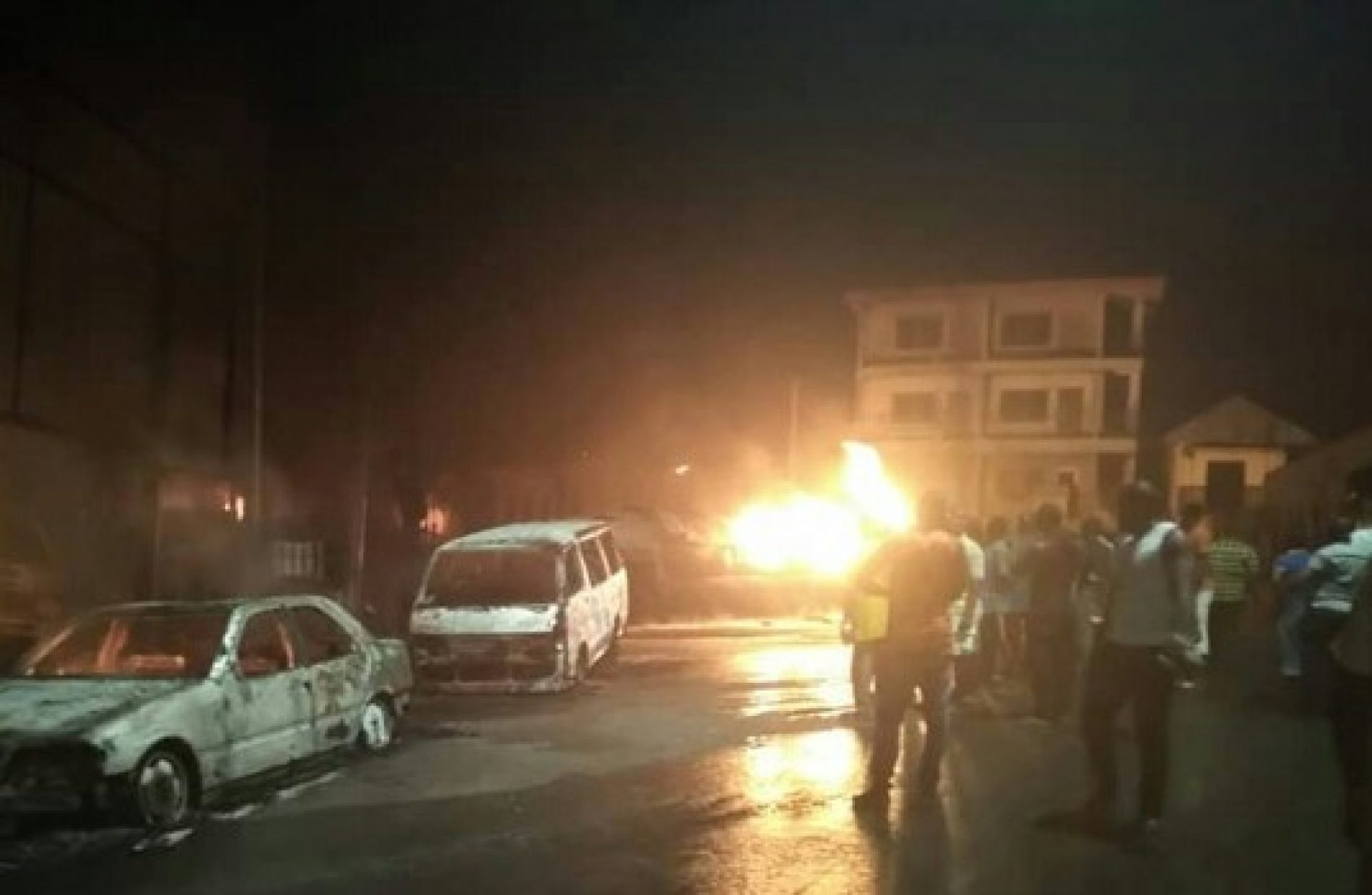 Confirmed: Two Killed, Six Injured As Fuel Tanker Guts Fire In Anambra