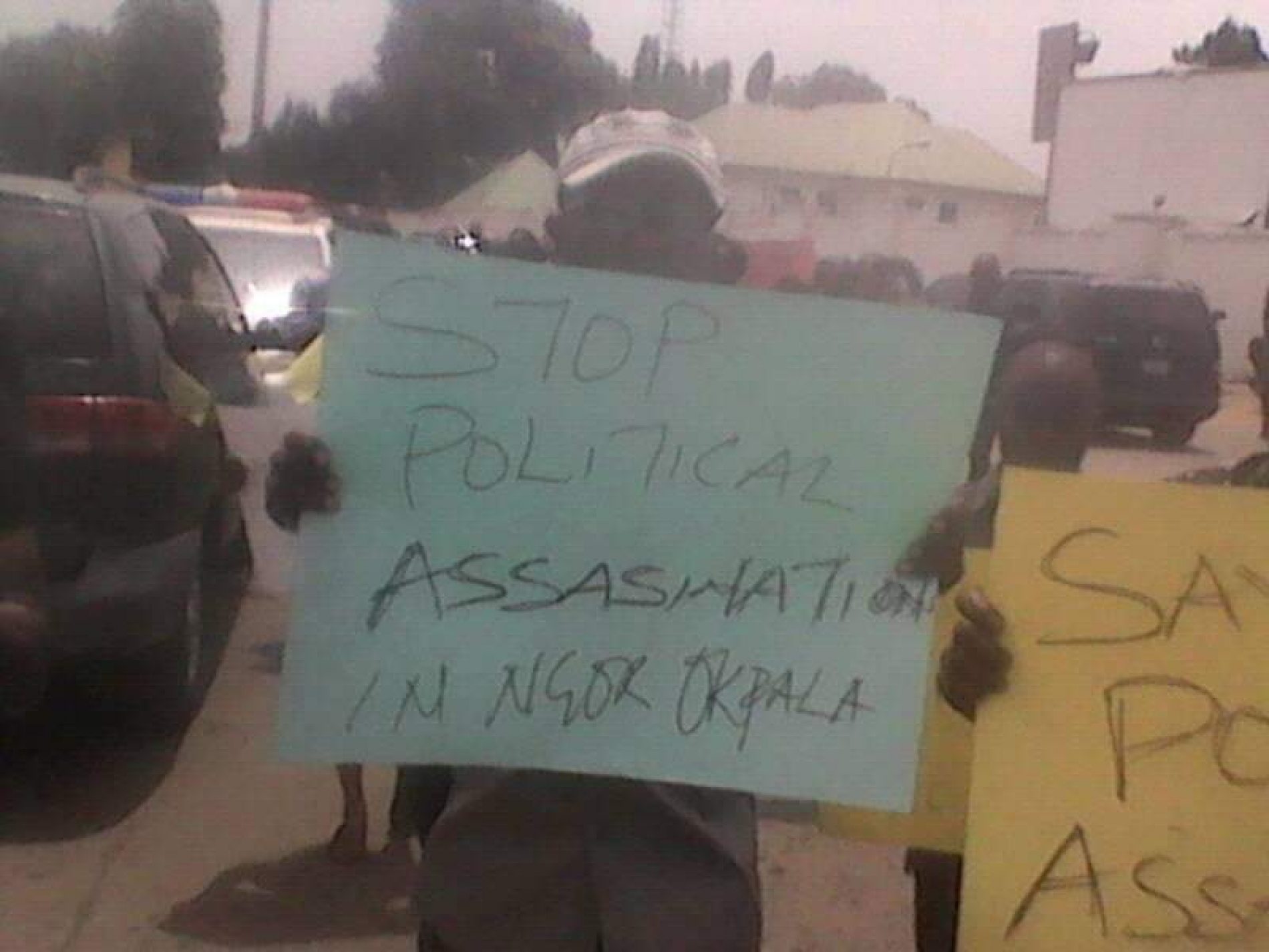 Imo APC Members Protest Murder of Chieftain, Odemena from Ngor Okpala