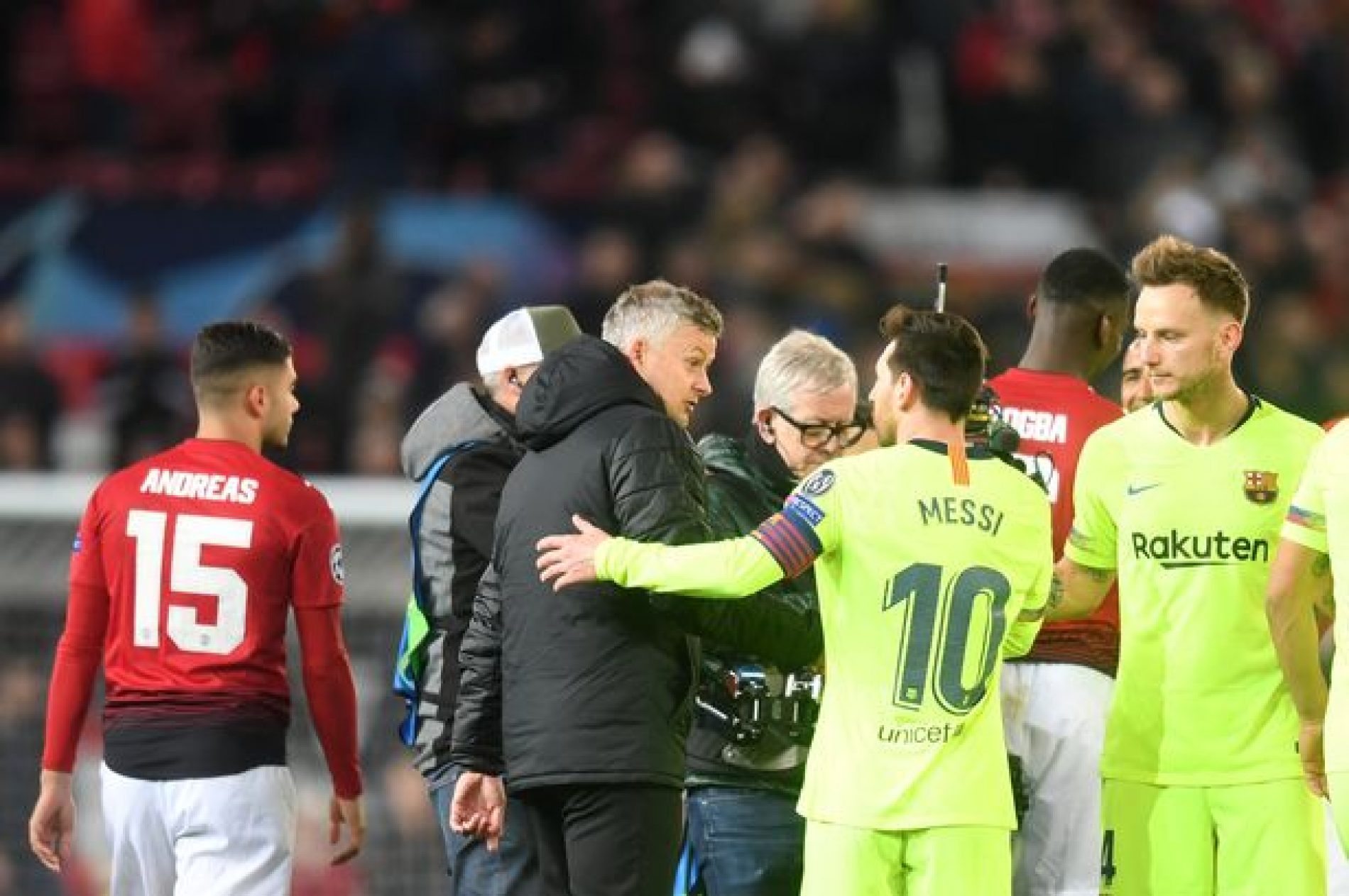 What Manchester United manager Solskjaer told Lionel Messi after FC Barcelona win