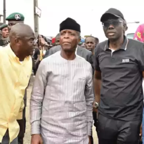 VP Osibanjo Inspects Apapa Gridlock