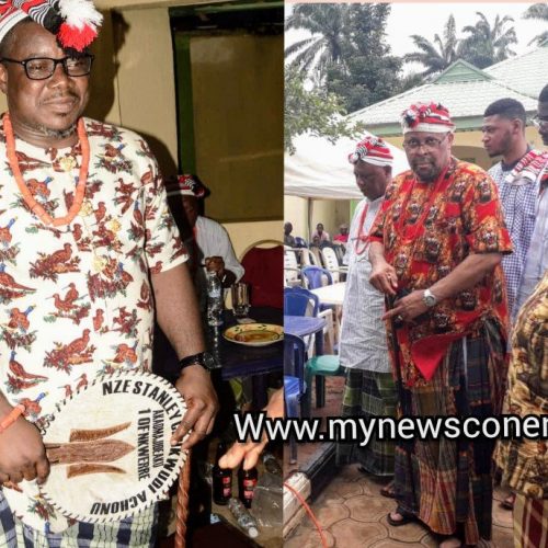 Achonu Receives ‘Akaomajideaku’ Nzeship Title from Nkwerre Cultural, Traditional Institution
