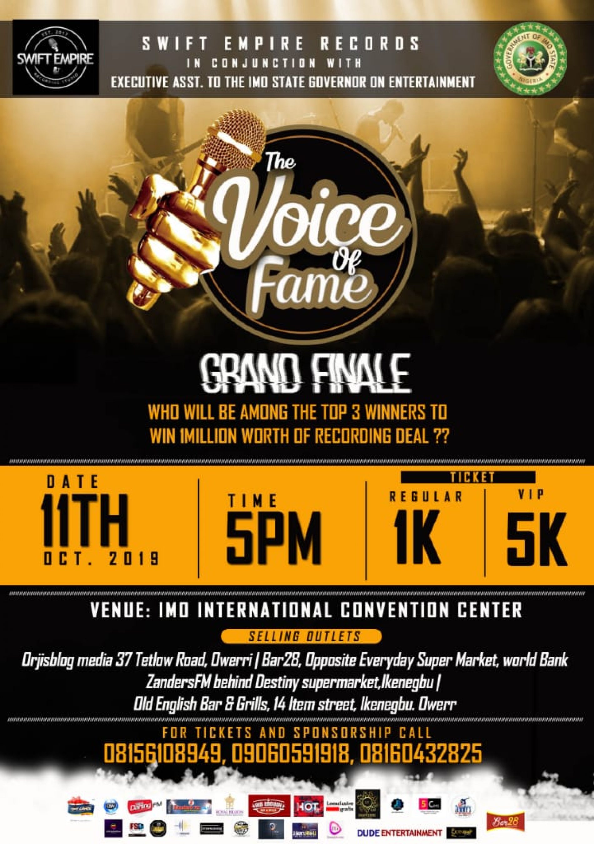 Voice of Fame: Watch Imo Talents Display Amazing Voice Skills & Lyrics On Stage, Come 11th October