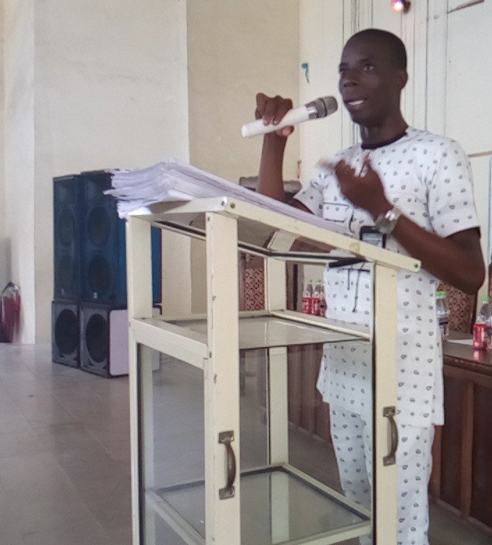 President of Mass Communication Department in the institution, Comrade Philip Nwankwo