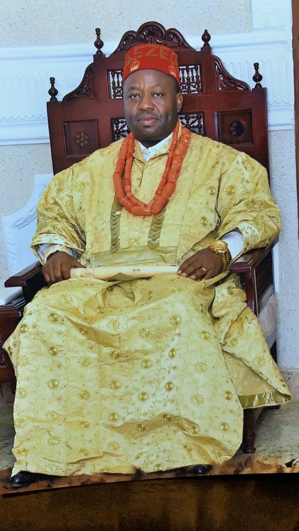HRH, Eze Samson Okwudinma, traditional ruler of Nnenato Obibi Ochasi autonomous community, Orlu and Chairman, Highest Investment and Marketing Company ltd