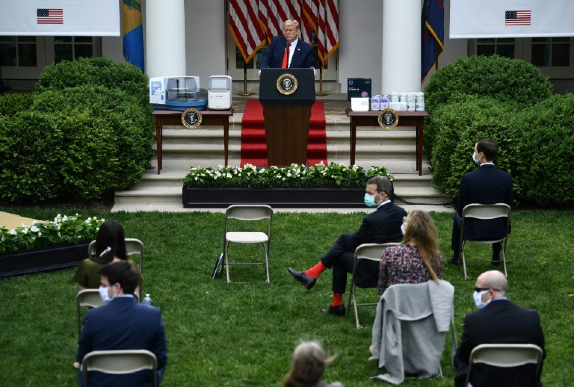 Trump Dismisses Concern Over Virus Spreading in White House