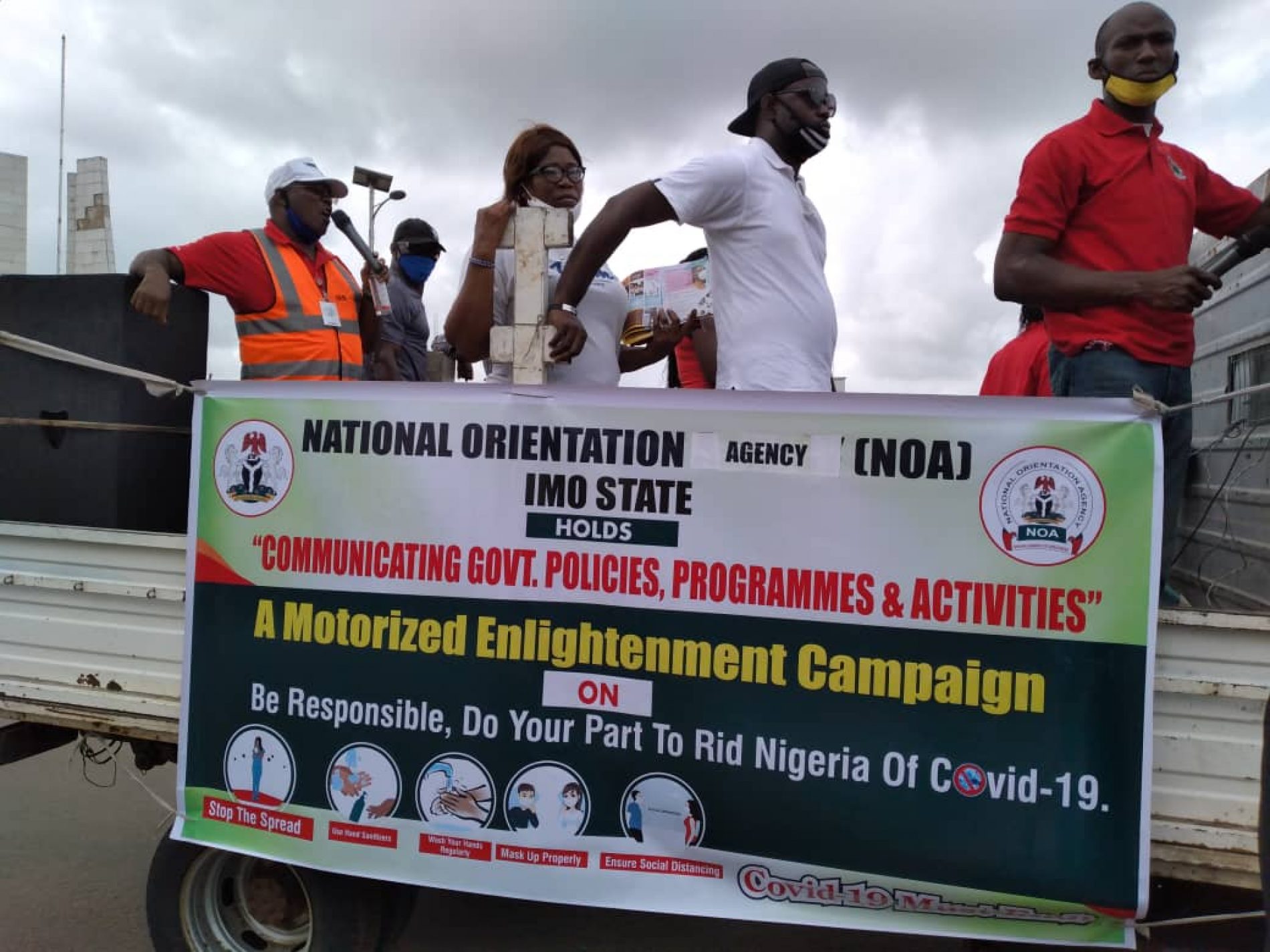 COVID-19: NOA Moves Sensitisation Campaign To Imo Communities, Streets