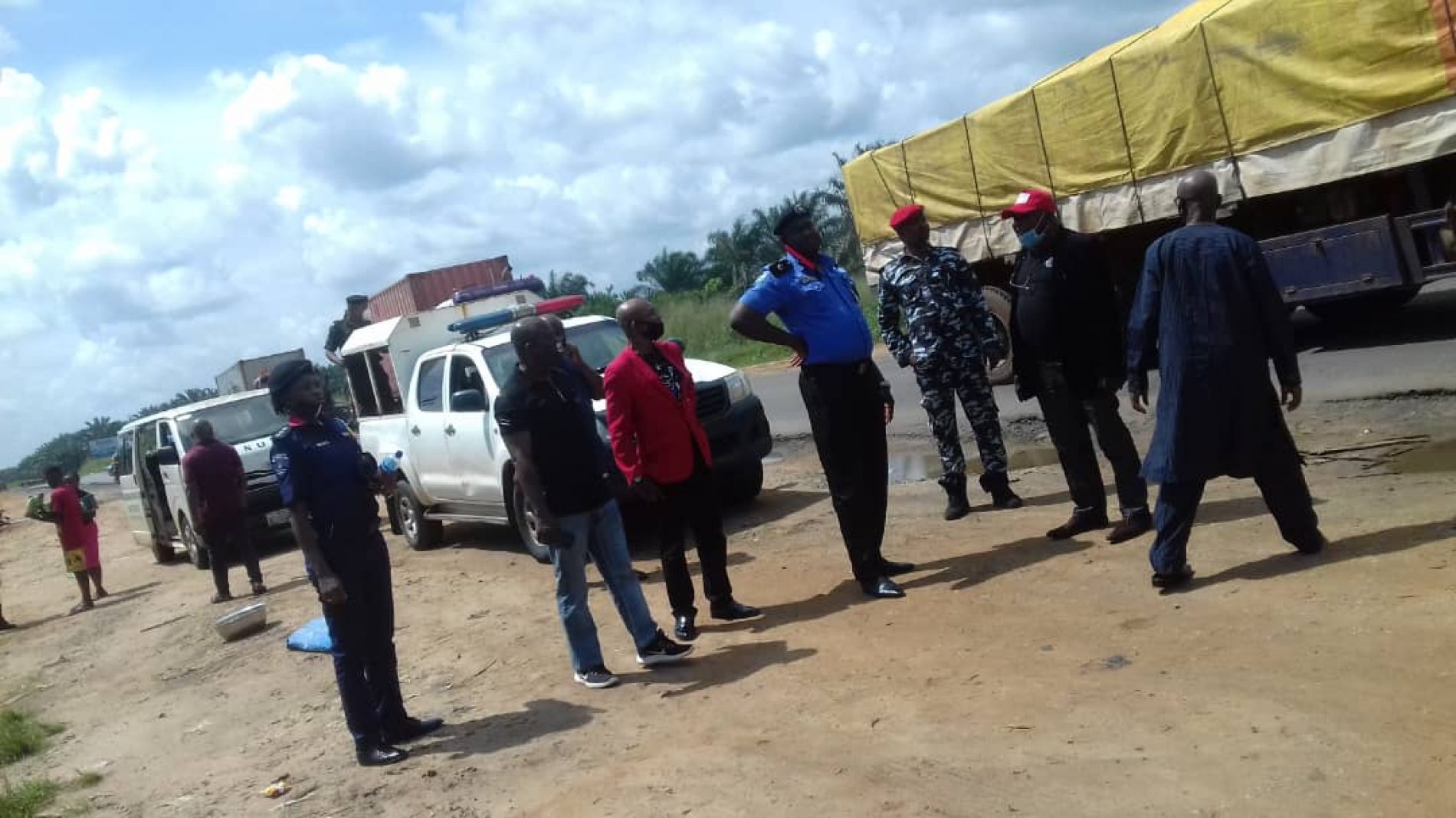 COVID-19: Emergency Response Team on Agricultural Products Assesses Imo Boarders