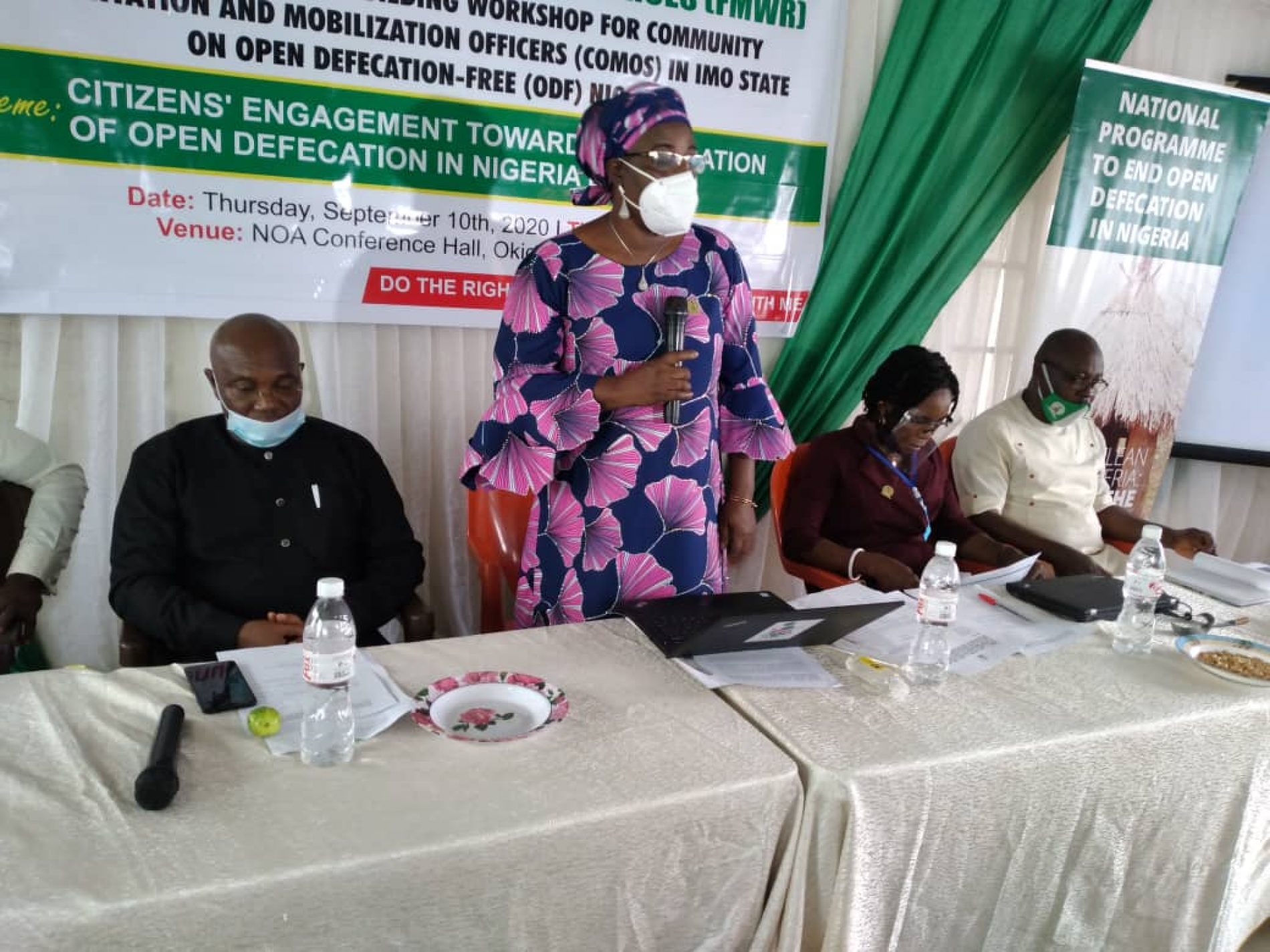 NOA, Ministry of Water Resources Move To End Open Defecation In Imo Communities