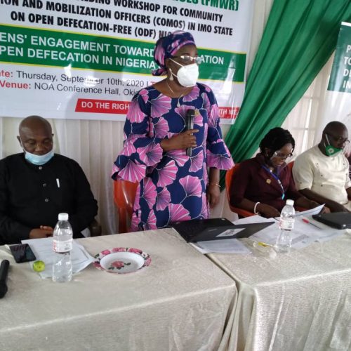 NOA, Ministry of Water Resources Move To End Open Defecation In Imo Communities