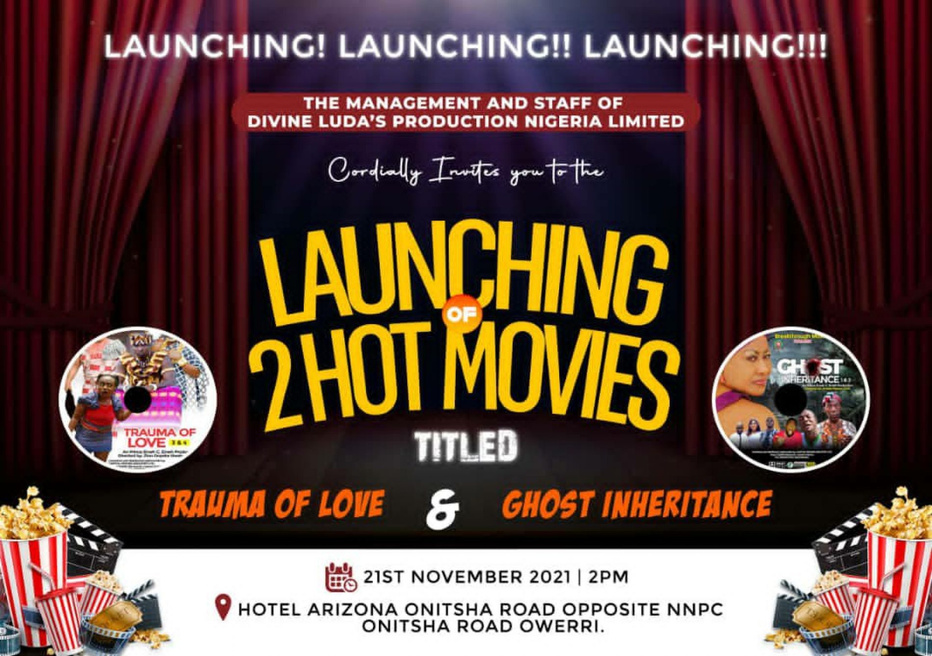 Divine Luda’s Production Launches 2 Hot Movies Nov 21
