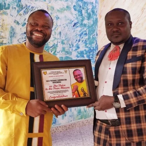 Popular On-Air Personality “Nonso Nkwa” Bags Award of Excellence From AG Church, Ebom Obokwe