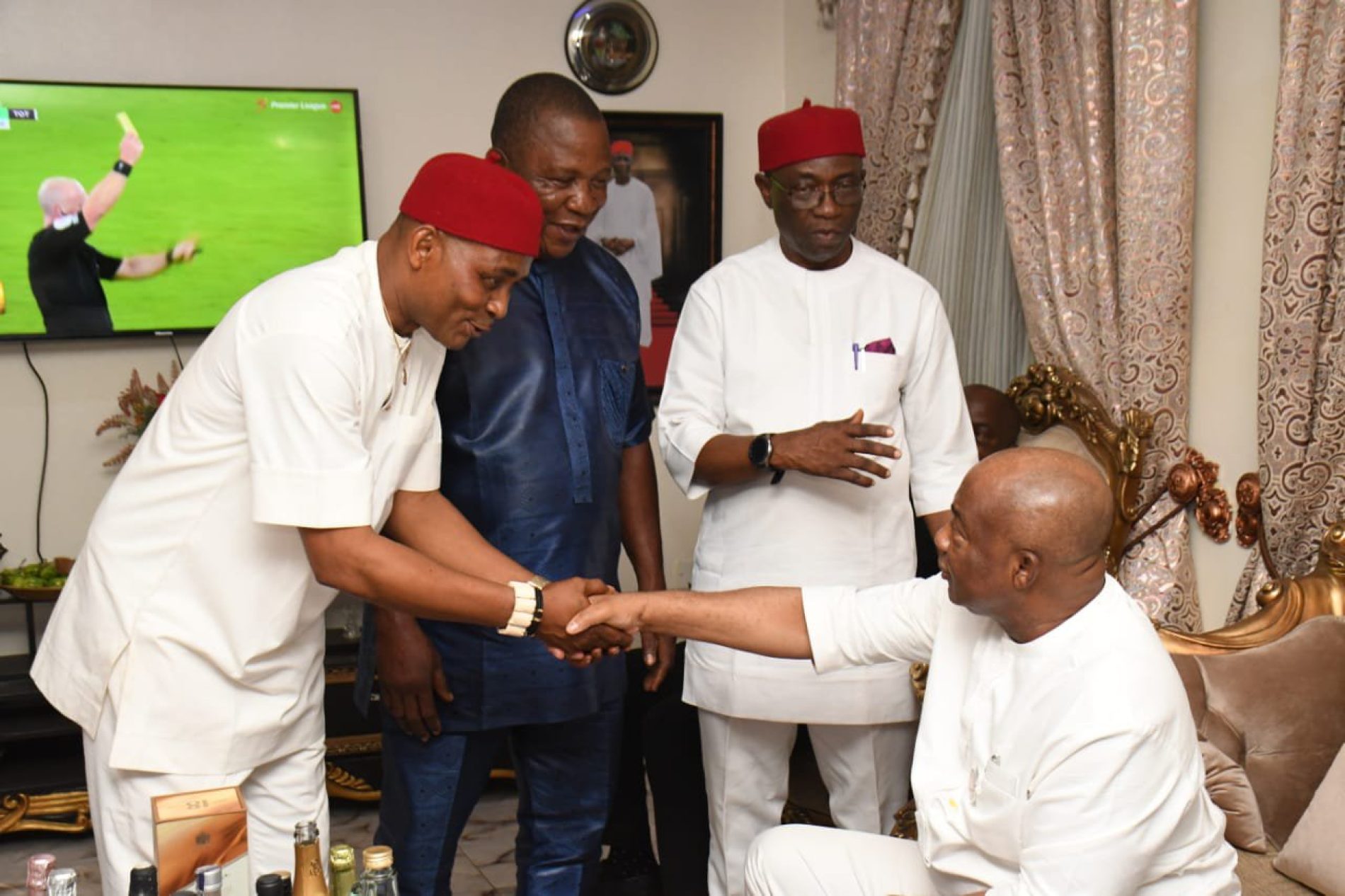 Gov Uzodinma Commends High Chief Awurum of Amaimo