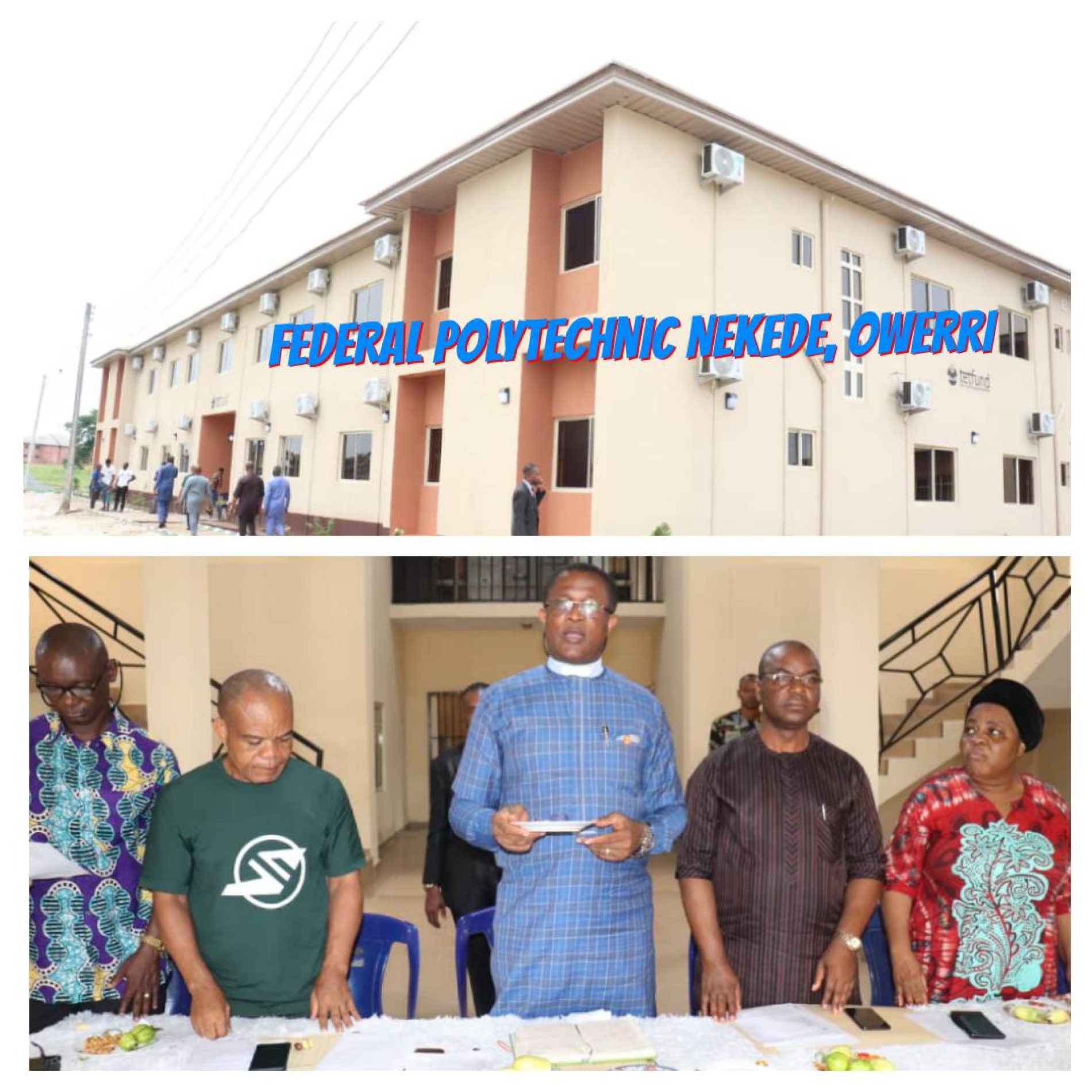 Excitement Galore As Rector Arimanwa Opens New Registry Annex