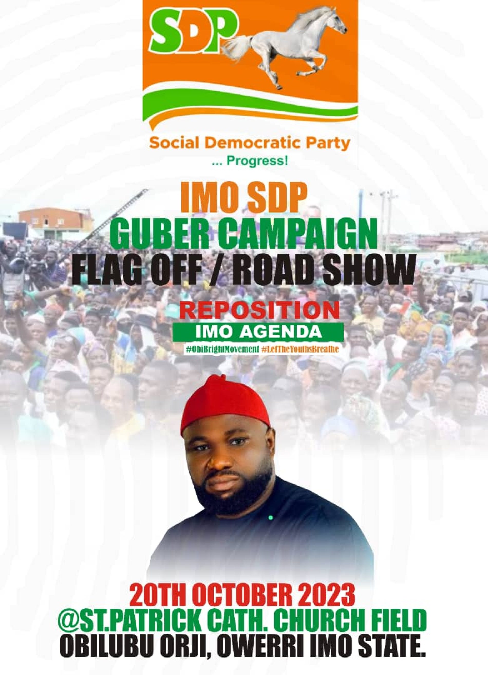 Imo Guber: SDP To Hold Flagoff, Road Show Oct 20