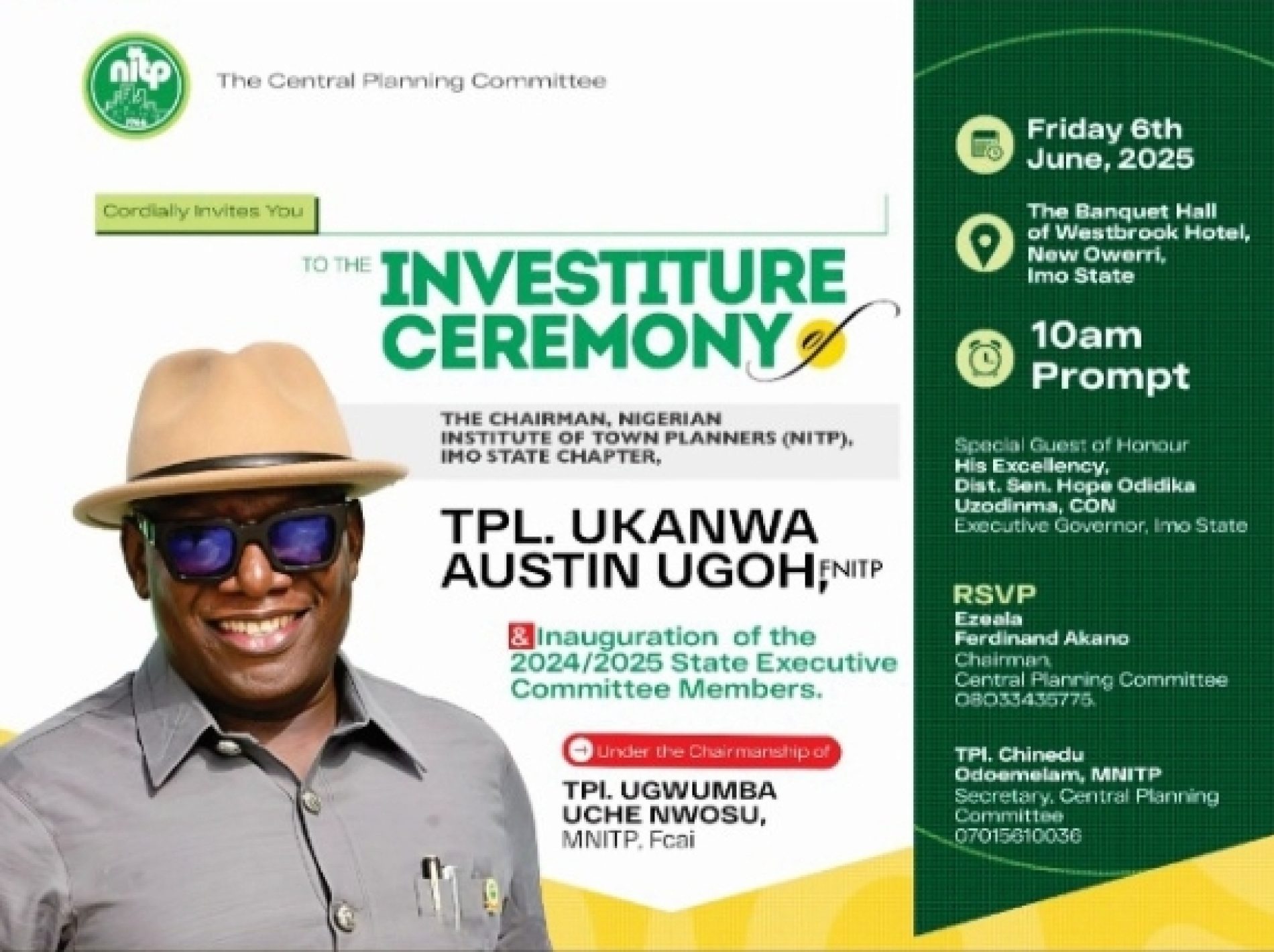 Urban Development Crisis: NITP Advocates For Building Consensus in Imo