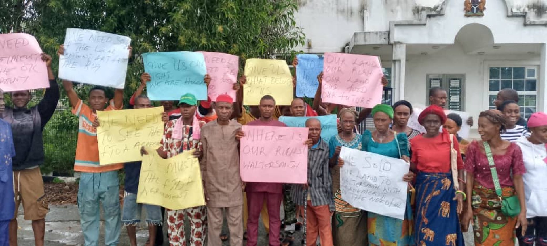 Imo oil community protests over exploitation by exploration company