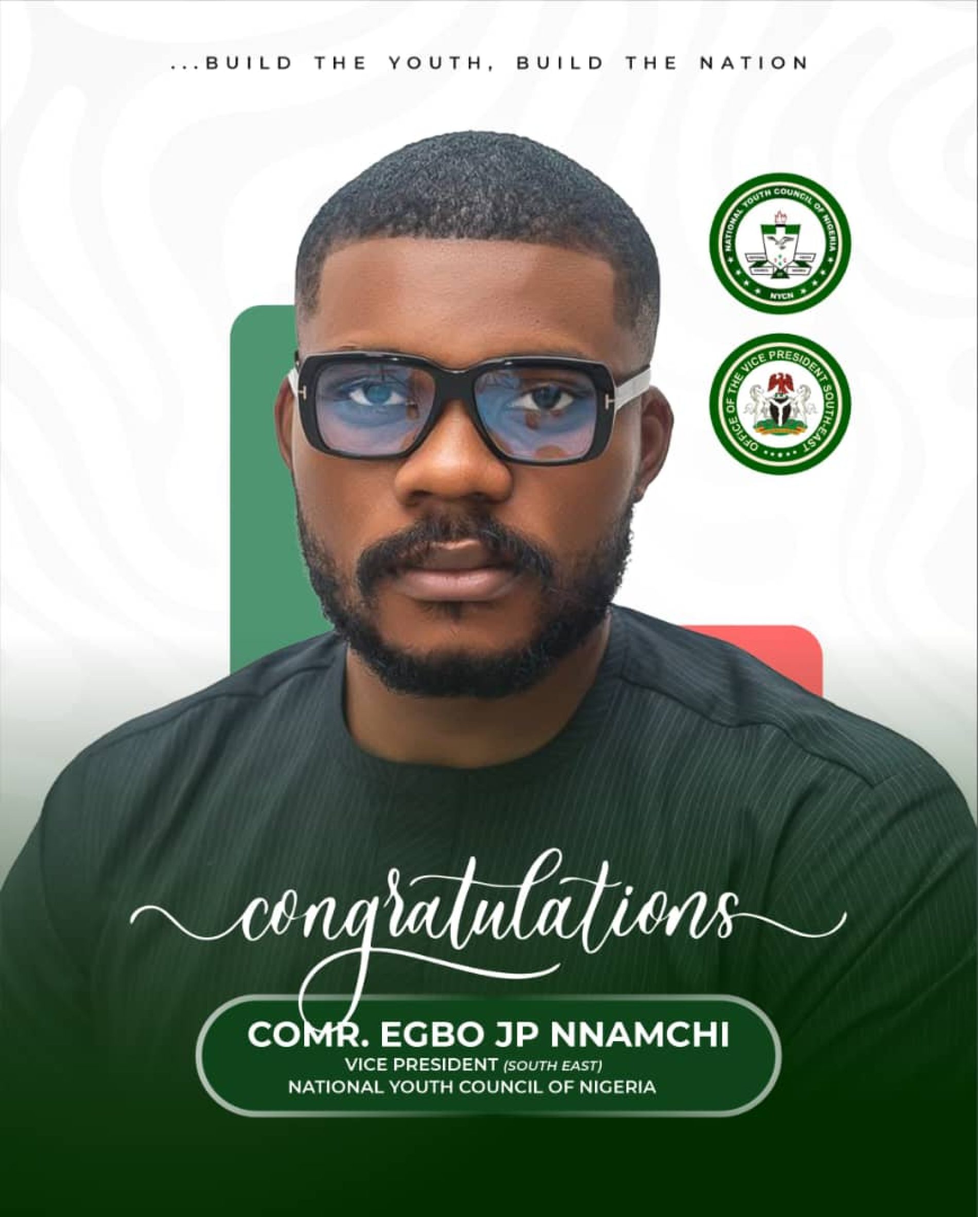 Youths Congratulate Comr Nnamchi for emerging Vice President South East NYCN