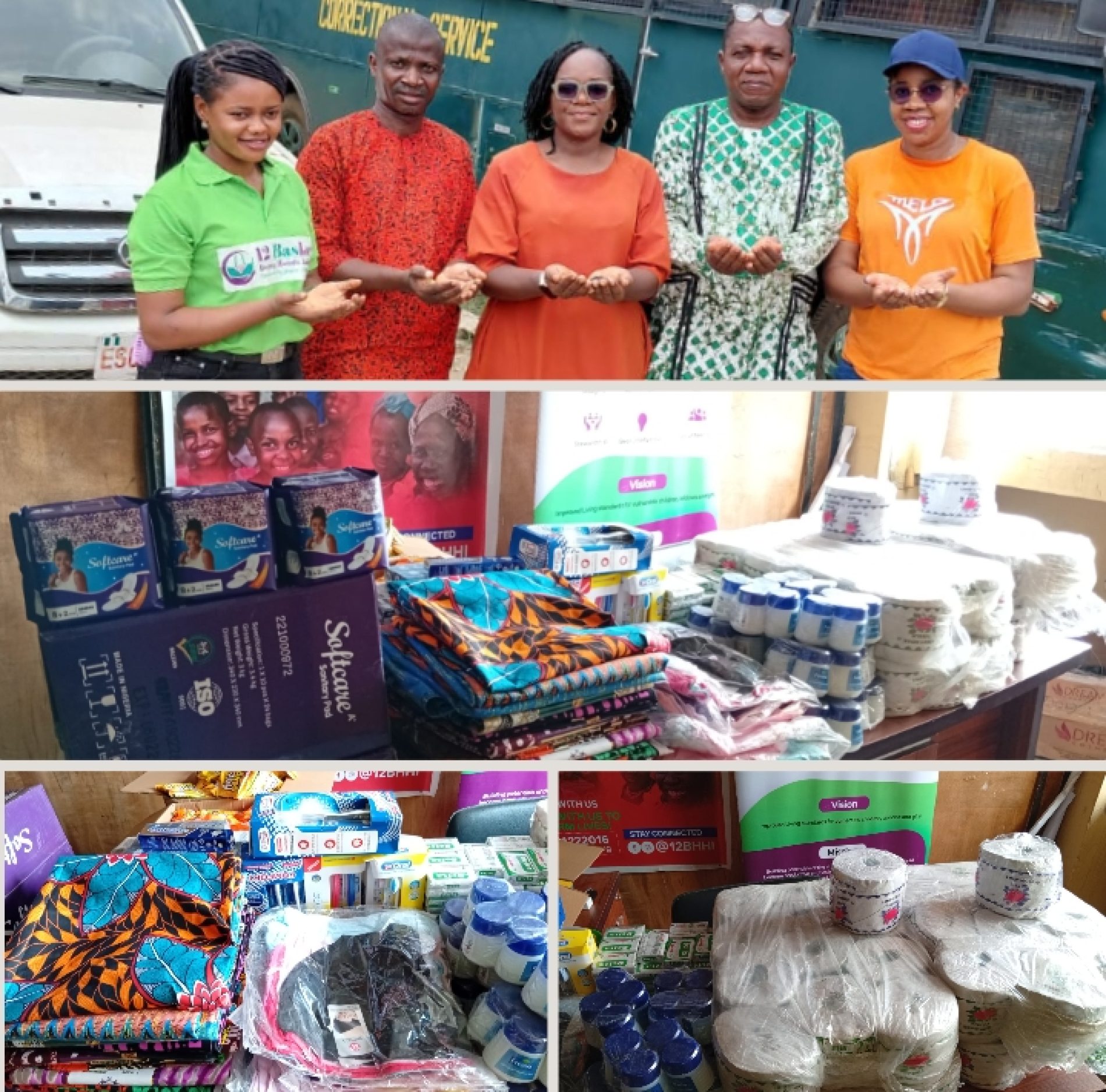 IWD: OSAI Foundation, 12HHI donate wrappers, sanitary pads, toiletries, personal effects to female students of Correctional Service