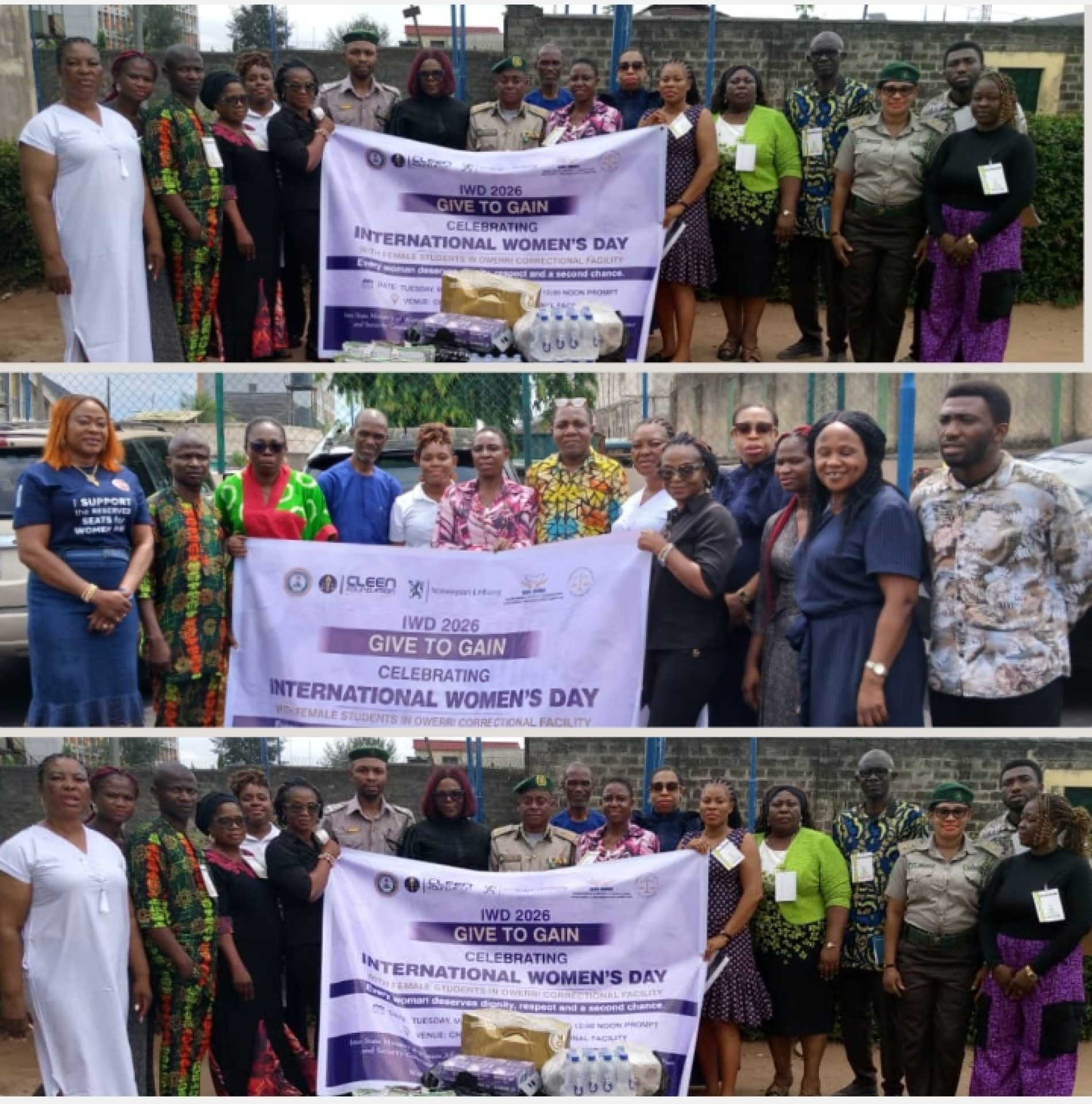 IWD: Groups donate items to female inmates, reassure them of better tomorrow