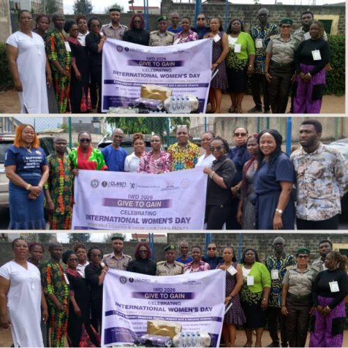 IWD: Groups donate items to female inmates, reassure them of better tomorrow