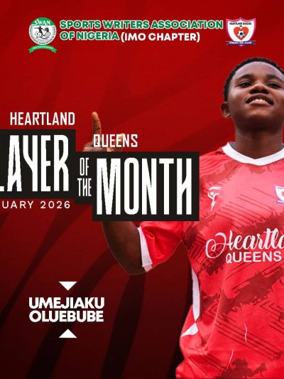 Imo SWAN Honours Umejiaku, Samson as Heartland Queens Players of the Month