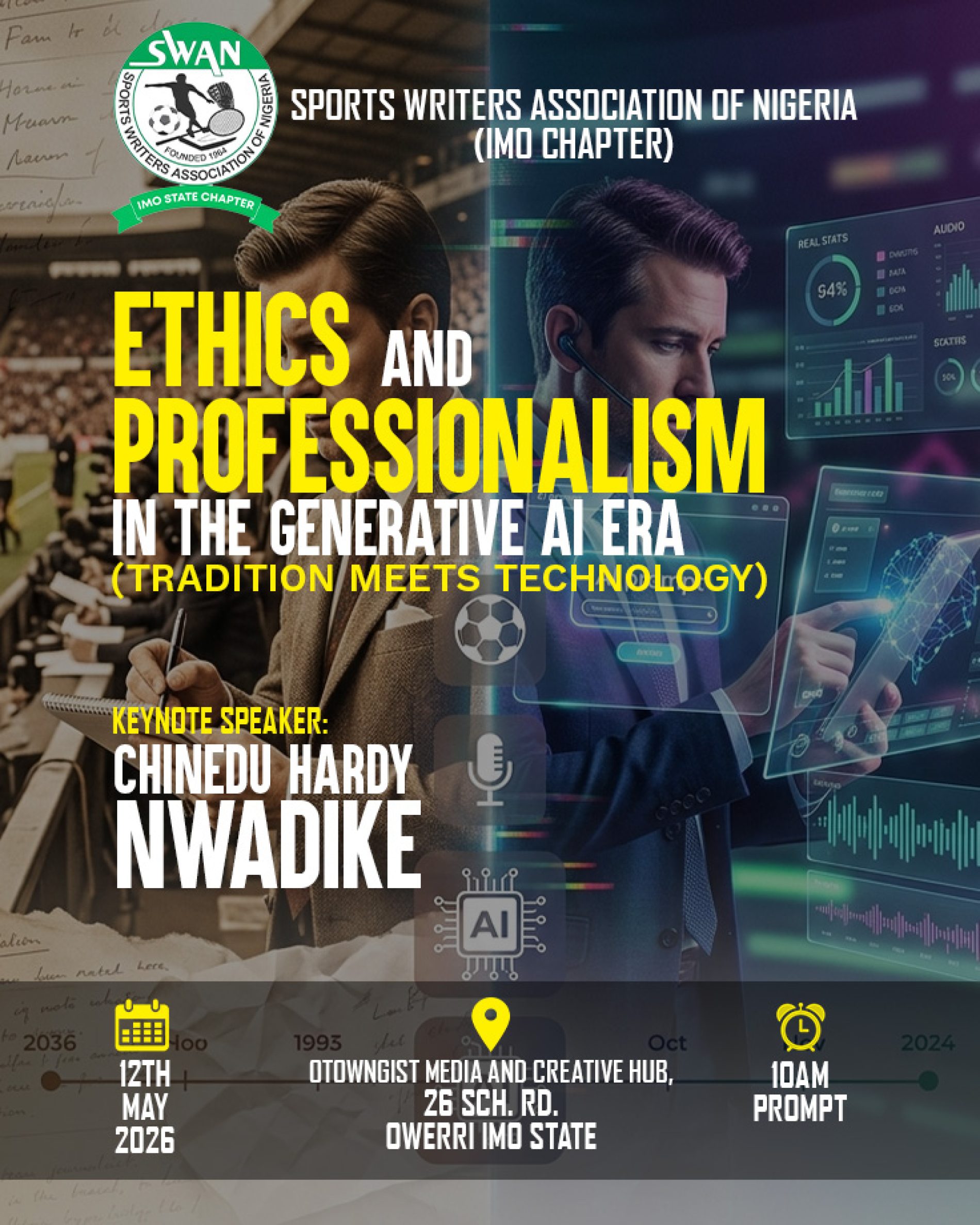 Imo SWAN Announces AI Ethics Workshop for Sports Journalists