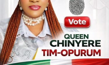 ‎My aim is to salvage humanity —Queen-Opurum; calls for support to win House of reps seat
