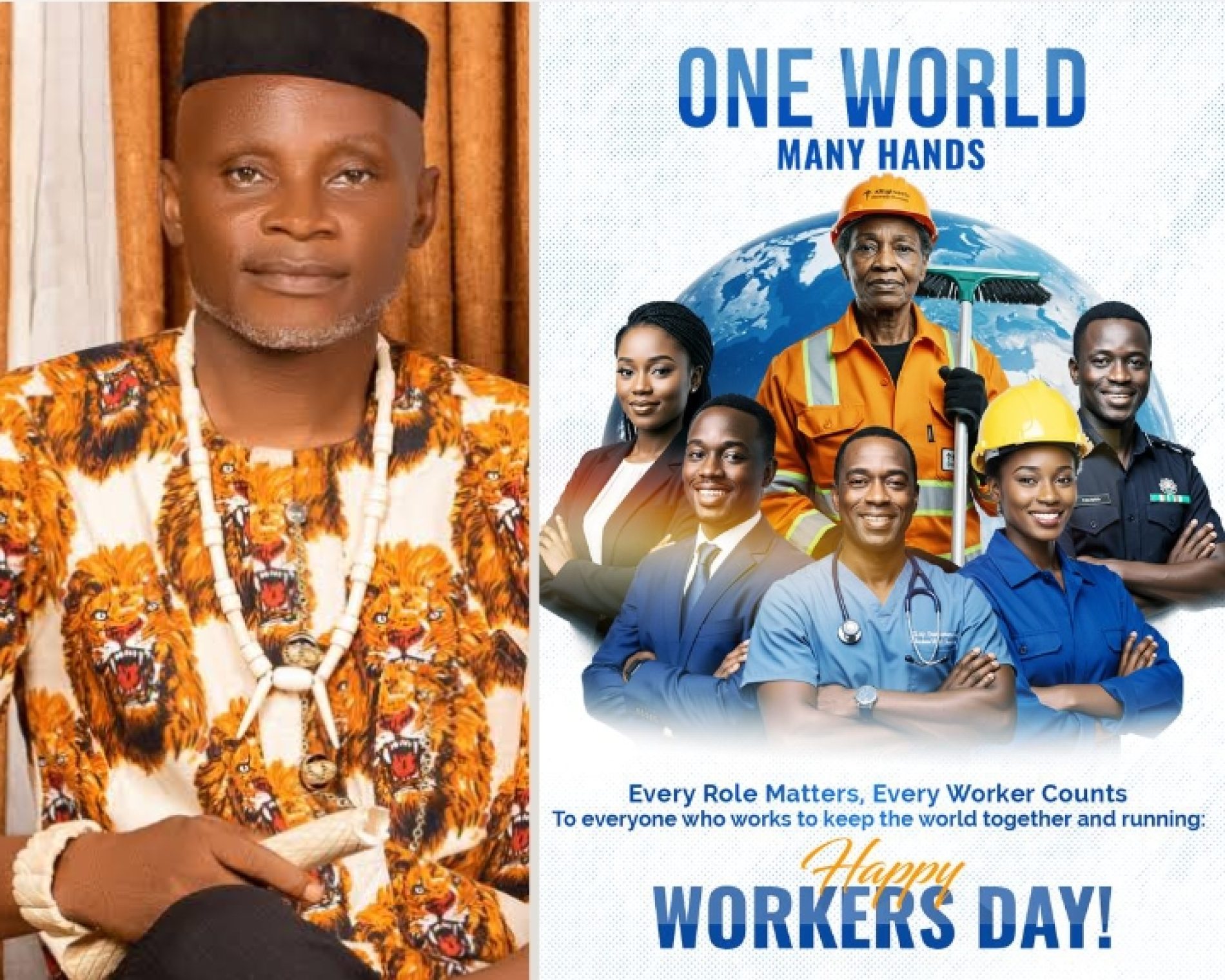 NUJ VP, Ezenwa Adiuku Salutes Workers, Urges Improved Welfare, Safety for Journalists on Workers’ Day