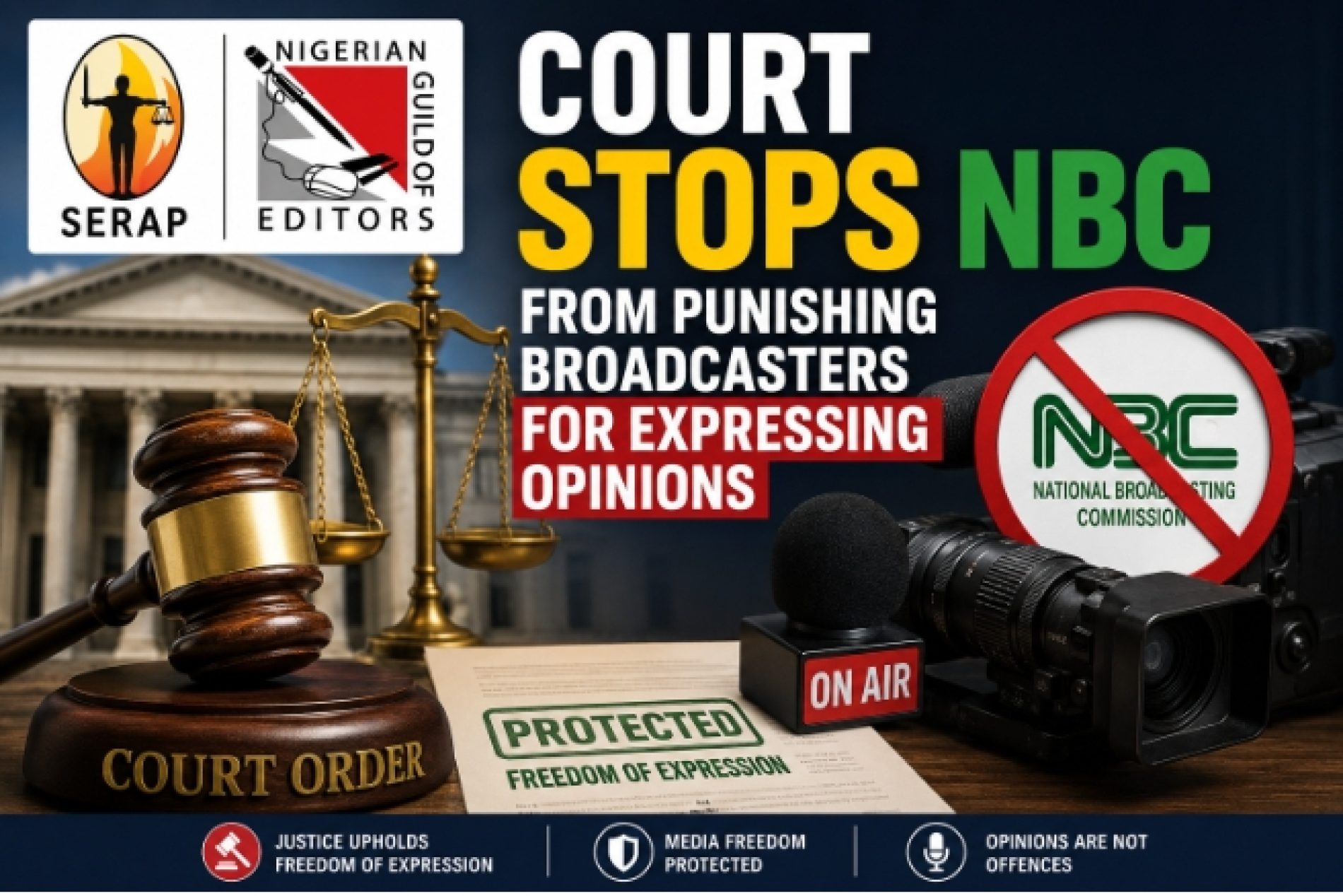 Court stops NBC from punishing broadcasters for expressing opinions