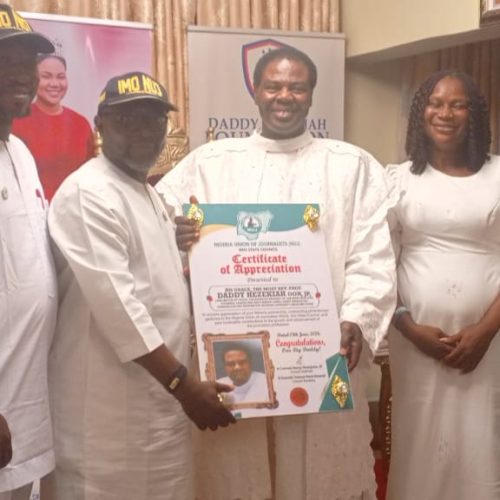 Imo NUJ Lauds Daddy Hezekiah Over Support for Journalism Profession