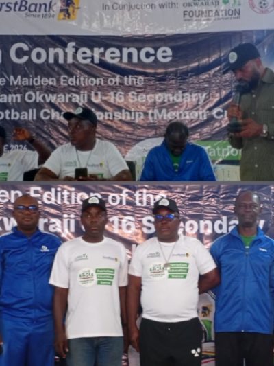 FirstBank, Okwaraji Foundation Launch National U-16 Secondary Schools Football Championship