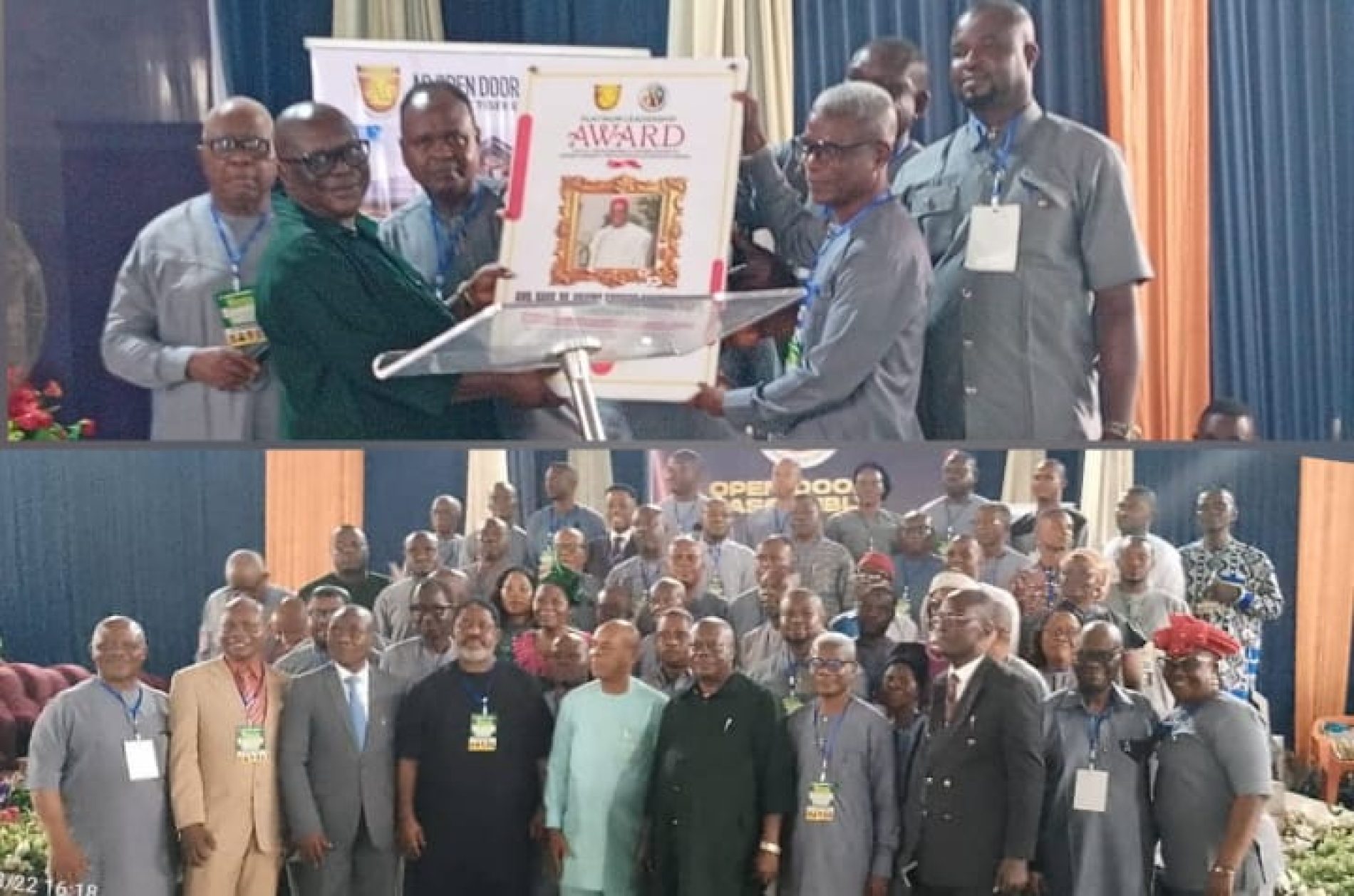 Akagburuonye Bags Platinum Leadership Award …Urges Christians to Support God-Fearing Candidates …Commends Former Ebonyi Gov, Sam Egwu for Excellent Service Record