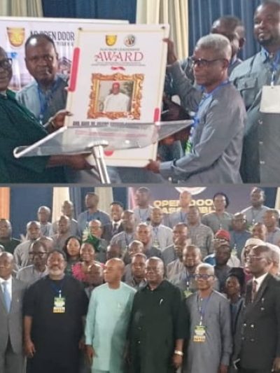 Akagburuonye Bags Platinum Leadership Award …Urges Christians to Support God-Fearing Candidates …Commends Former Ebonyi Gov, Sam Egwu for Excellent Service Record
