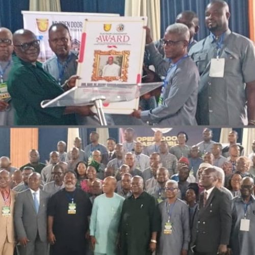 Akagburuonye Bags Platinum Leadership Award …Urges Christians to Support God-Fearing Candidates …Commends Former Ebonyi Gov, Sam Egwu for Excellent Service Record