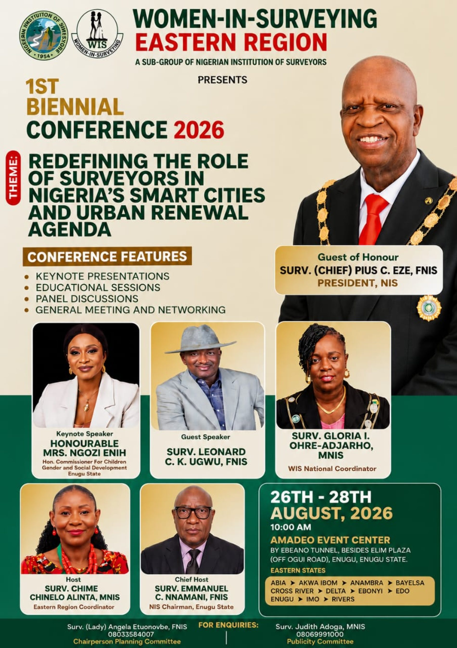 Eastern Region Women Surveyors to Hold Maiden Biennial Conference in Enugu