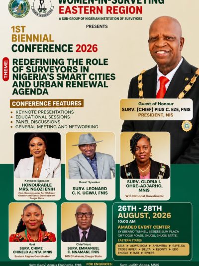 Eastern Region Women Surveyors to Hold Maiden Biennial Conference in Enugu