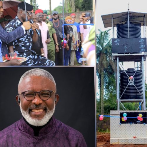 Imo CP Commissions Solar-Powered Borehole Donated by Dan Ngerem Sports Foundation to Urualla Police Station