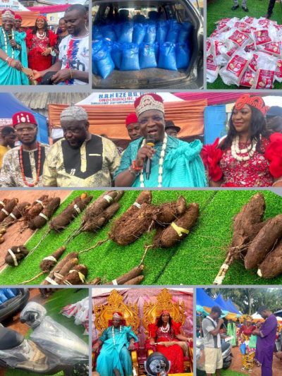 Umulewe New Yam Festival: Eze Duru Empowers Widows, Rewards Farmers