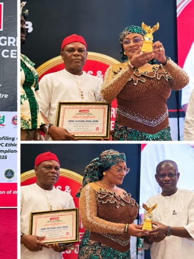 National Honour in Abuja: Rector Basilia Igbokwe, Nekede Poly Get Top ICPC-Verbatim Integrity Awards