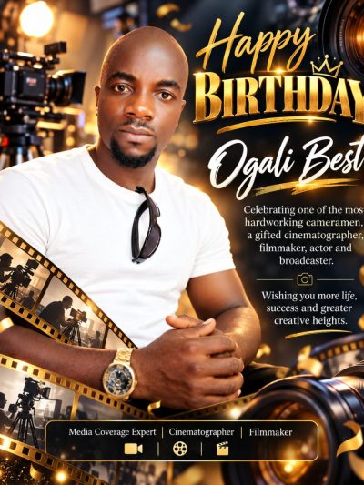 News Corner Media Celebrates Ogali Best, Hails His Craft Behind the Lens