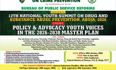 AYICRIP Finalises Plans for 12th National Youth Summit on Drug Abuse Prevention