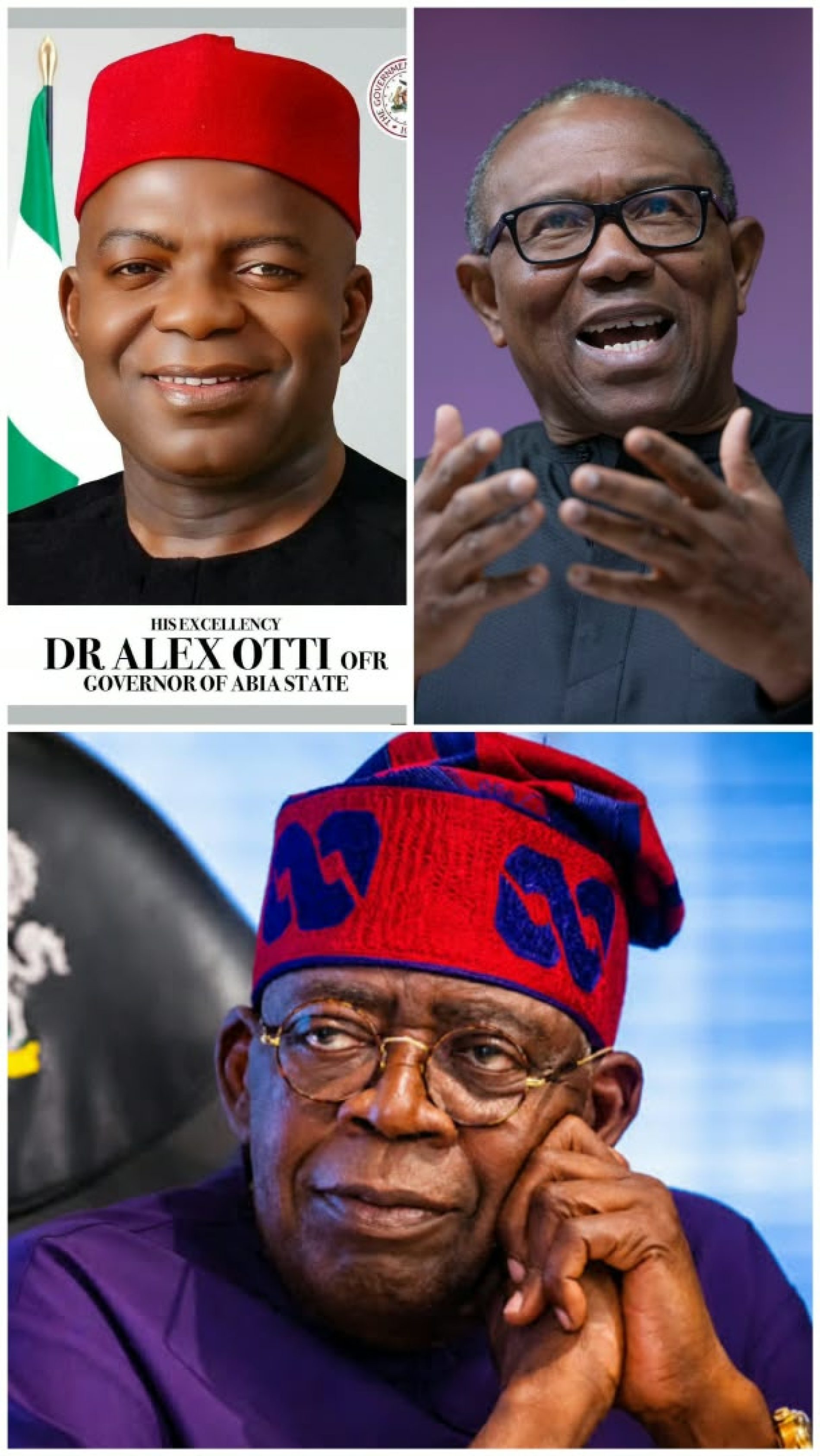 Obi, Tinubu and Gov Alex Otti’s Janus Faced Politics of Double Speak