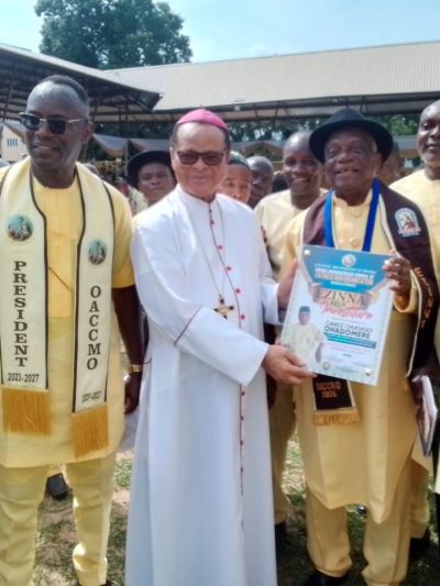 OACCMO Celebration Day: Archbishop Lucius Ugorji Urge Fathers to Give Their Children Christian Education